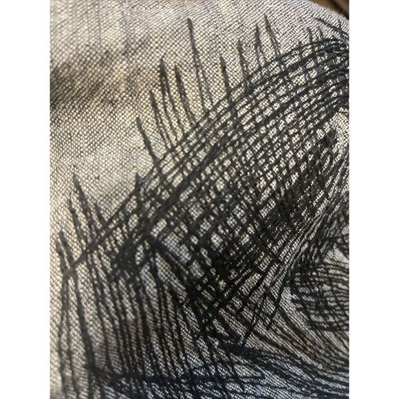 Mara Gibbucci Lagenlook Asymmetrical Linen Sleeveless Maxi Dress Tie Medium Gray - Picture 8 of 8